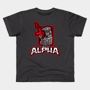 I'm The Alpha (16) Kids T-Shirt